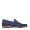 Mezlan Ostrich Leather Moccasin Slip-On Loafers
