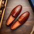 Zelli Rizzo Woven Calfskin Loafer in Cognac | Timeless Italian Style