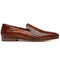 Zelli Rizzo Woven Calfskin Loafer in Cognac | Timeless Italian Style