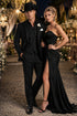 Men’s Black Western Tuxedo Suit, 3 Piece Cowboy Formal Wedding Prom Suit with Satin Trim