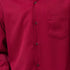 Burgundy 2-Piece Solid Long Sleeve Walking Suit