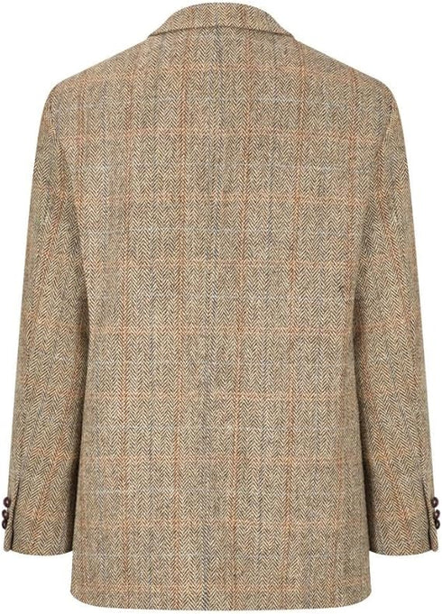 Walker and Hawkes Harris Tweed Blakemore Blazer for Men - Hand-Woven Wool Tweed Jacket with Polyester Lining, Regular Fit