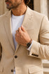 Mens Tan Sport Coat - Beige Color Blazer - Summer Jackets