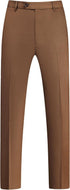 Mens Dress Pants Front Flat Fit Casual Pants