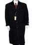 Black Cashmere Chesterfield Overcoat – 1920s Full Length Topcoat