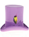 Victorian Steampunk Top Hat - 1800 19th Century - Dressy Loden Felt Top Purple Hat