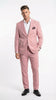 Vitali Brand Modern Fit Men’s Light Pink Formal Suit - Blush Color