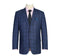 Mens Classic Fit Two Button Windowpane Plaid Blazer