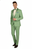 Men’s Mint Green Tuxedo – 2-Piece Formal Suit with Satin Shawl Lapel and Matching Bow Tie in Sage Green