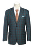 Regular Fit Wool & Linen Windowpane Blazer