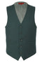 Vanderbilt Collection - Classic Dress Vest 5 Buttons Regular Fit In Green