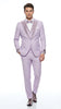 Men’s Lilac Suit with Silver Glitter Sequin Lapel – Lilac and Silver Formal Tuxedo Suit for Prom, Wedding Lavender Tuxedo