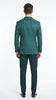 Men’s Hunter Green Paisley Tuxedo – 3 Piece Prom & Wedding Suit with Matching Bow Tie