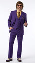 Men’s Purple Pinstripe 3-Piece Suit – 1970s Disco, Pimp, Retro Rockabilly and Party Suit