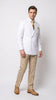 Men’s White Double Breasted Blazer, Formal Dress Jacket for Weddings, Prom, Parties, Dinner Events, and Special Occasions