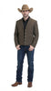 Mens Brown Western Blazer – Cowboy Style Casual Jacket Vintage Western Sport Coat Country Fashion Jacket