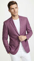 Men’s Berry Mauve Blazer – Classic 2-Button Wedding, Business and Smart-Casual Sport Coat in light purple lavender color