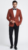 Men’s Brick Copper Rust Color Blazer – Slim Fit Formal and Party Wear Jacket in Burnt Orange Sport Coat