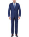 (38L, 56L) Regular Fit 2 Piece Blue Suit
