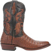Dan Post Men's Socrates Genuine Caiman Belly Round Toe Boots - Bay Apache