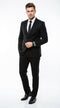 Men’s Black Men in Black Inspired Suit – Classic 2 Button Agent Style Formal Suit