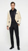 Men’s Ivory Dinner Jacket - Cream Velvet Blazer with Black Satin Lapel | Wedding and Party Formal Sport Coat in off white