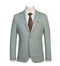 Half Canvas Slim Fit Blazer in Light Sage Gray