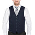 Vanderbilt Collection - Classic Dress Vest 5 Buttons Regular Fit In Navy