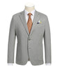 Half Canvas Slim Fit Blazer in Gray