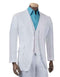 Linen Suit - Mens Summer Suits in White Color - Beach Wedding