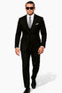 Mens 2 button Gangster Pinstripe Suit