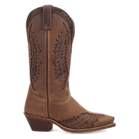 Laredo Coyote Creek Wide Calf Leather Boot - Rich Brown