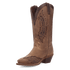 Laredo Coyote Creek Wide Calf Leather Boot - Rich Brown