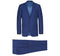 Vanderbilt Collection - Classic 2 Piece Suit 2 Buttons Regular Fit In Blue