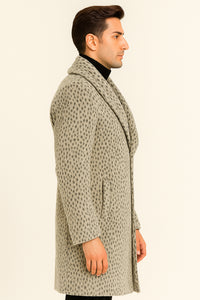 Vintage 1920s Gangster Pimp Coat – Full Length Leopard Faux Fur Style