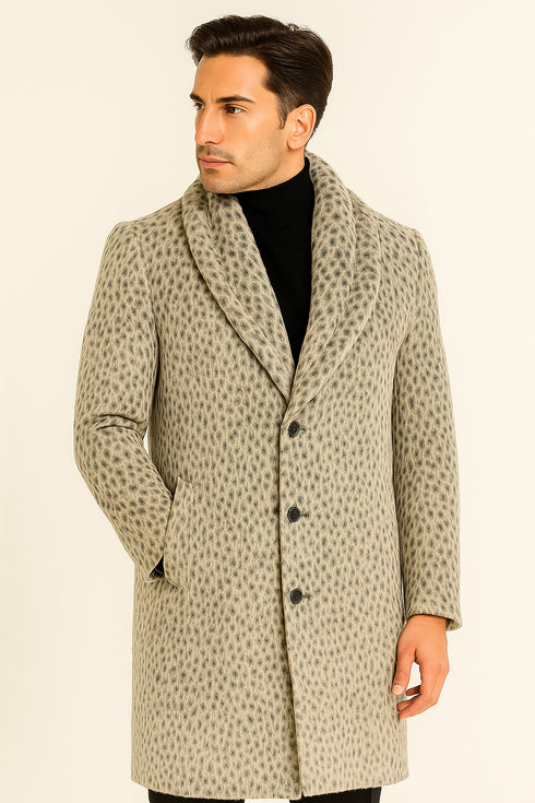 Vintage 1920s Gangster Pimp Coat – Full Length Leopard Faux Fur Style