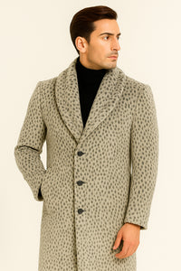 Vintage 1920s Gangster Pimp Coat – Full Length Leopard Faux Fur Style