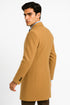 Men's Camel Wool & Cashmere Overcoat – Classic Full Length Topcoat