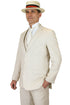 Riverdale Linen Coat - Natural | Crisp 3-Piece Linen Suit for Summer