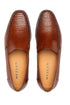 Mezlan Men's Cognac Lizard Skin and Napa Moccasin Loafer