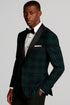 Plaid Dinner Jacket - Green Tartan Sportcoat
