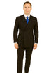 Giorgio Fiorelli Double-Breast Black Stripe Suit