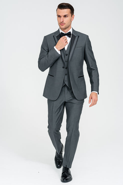 Oscar Tuxedo Sharkskin Gray or Blue by Giorgio Fiorelli