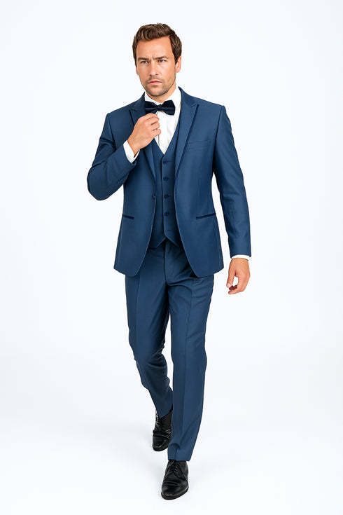 Oscar Tuxedo Sharkskin Gray or Blue by Giorgio Fiorelli