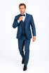 Oscar Tuxedo Sharkskin Gray or Blue by Giorgio Fiorelli