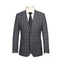 English Laundry Collection - 2 Piece Slim Fit Gray Plaid Notch Lapel Suit