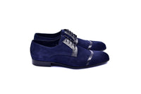 Corrente 2432 Suede Lace-Up - Navy - Image 2