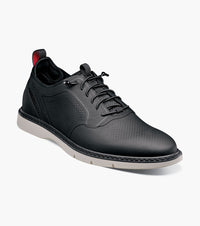 SYNCHRO Plain Toe Elastic Lace Up