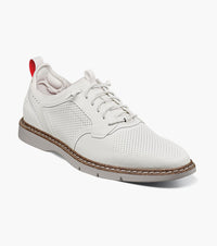 SYNCHRO Plain Toe Elastic Lace Up