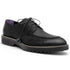 Zelli Campo Sueded Goatskin Lace-up Blucher Shoes in Black